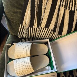 Bottega Veneta Sea Salt Slides